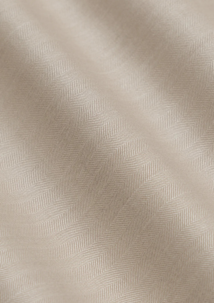 Sand Herringbone Vest - SARTORO281