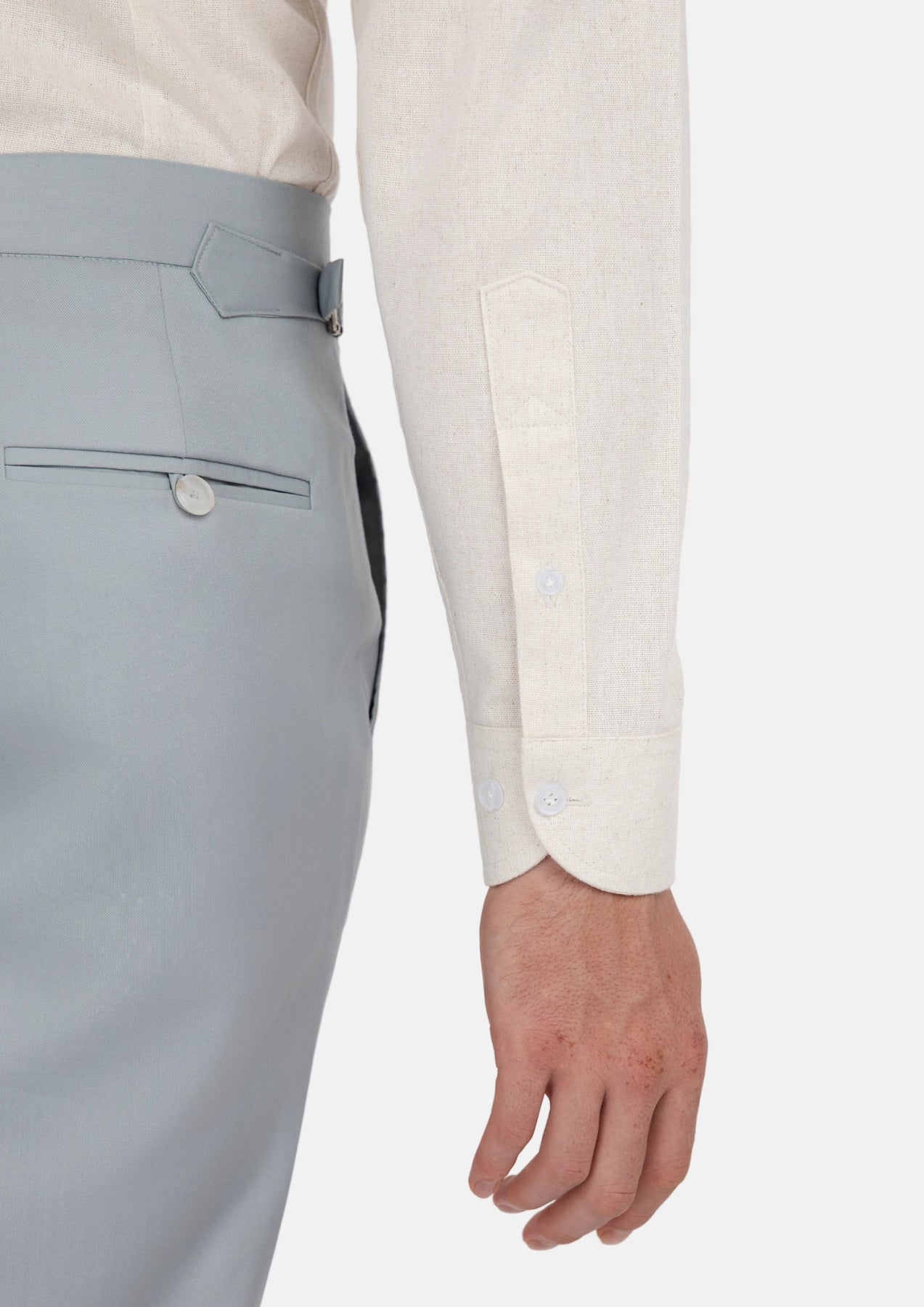 Sand Linen Shirt - SARTORO