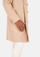 Sand Wool Signature Peacoat - SARTORO252