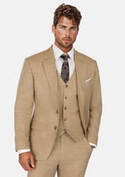 Sandstone Bamboo Astor Suit - SARTORO336
