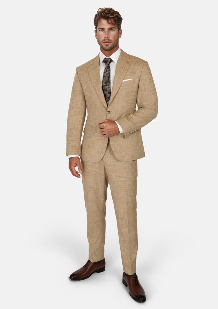 Sandstone Bamboo Astor Suit - SARTORO524