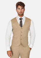Sandstone Bamboo Vest - SARTORO469