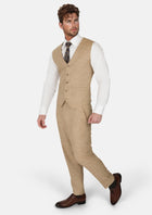 Sandstone Bamboo Vest - SARTORO518