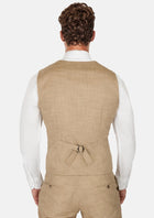 Sandstone Bamboo Vest - SARTORO565
