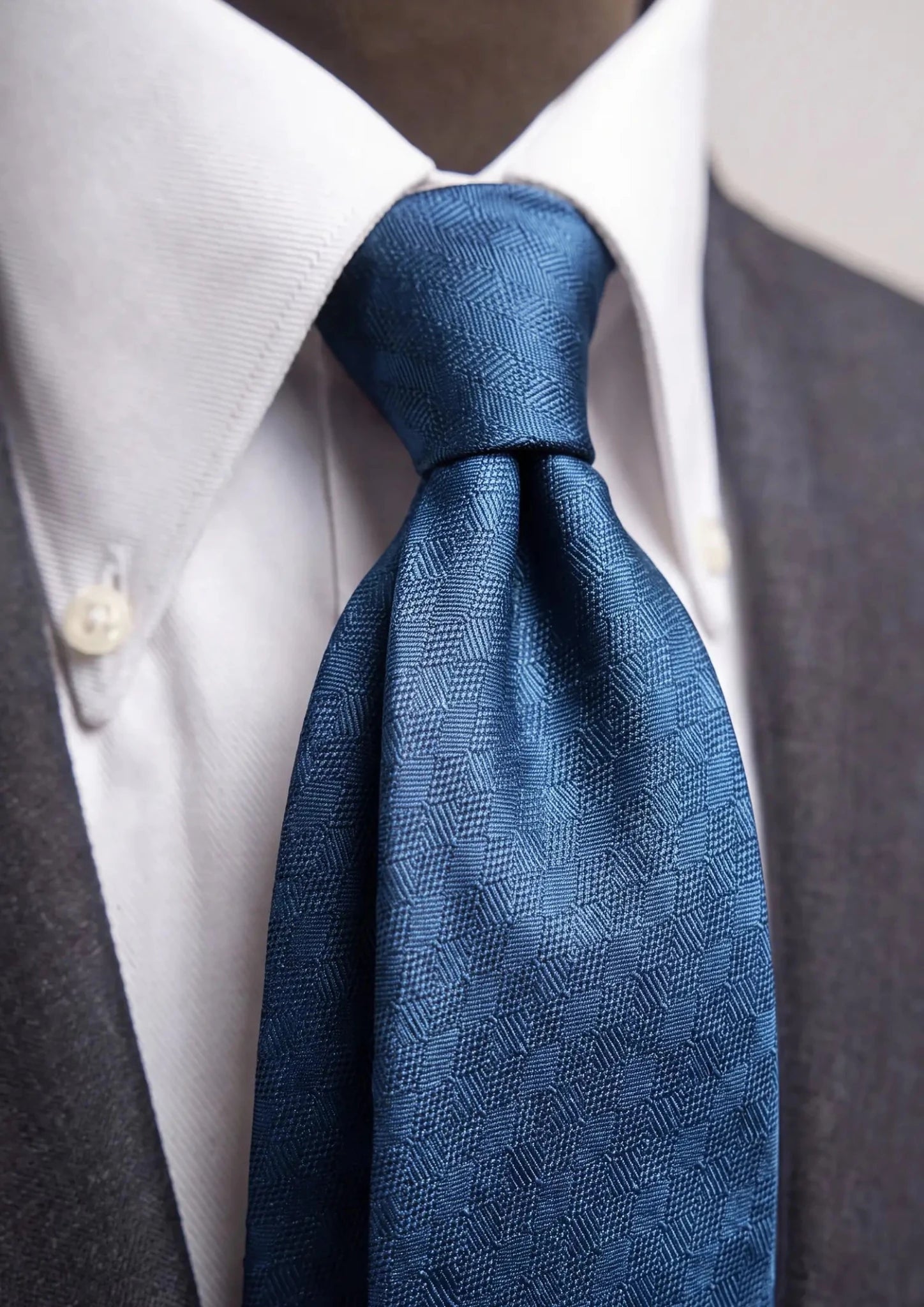 Sapphire Blue Mosaic Tie - SARTORO935
