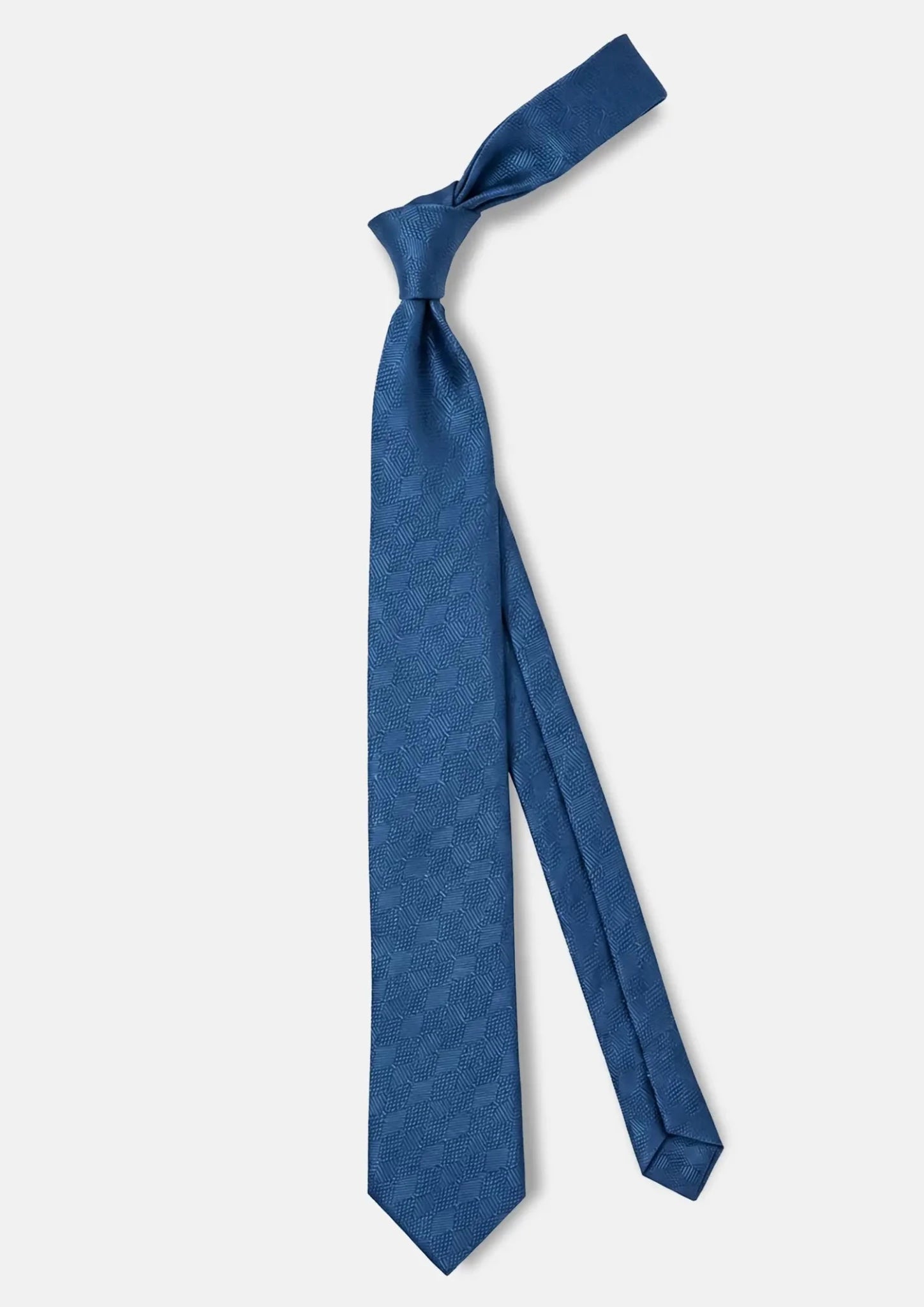 Sapphire Blue Mosaic Tie - SARTORO200