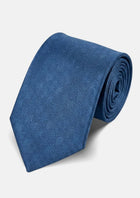 Sapphire Blue Mosaic Tie - SARTORO801