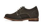 Sardine Grey Business Casual Leather Derbies - 3 Inches Taller - SARTORO307