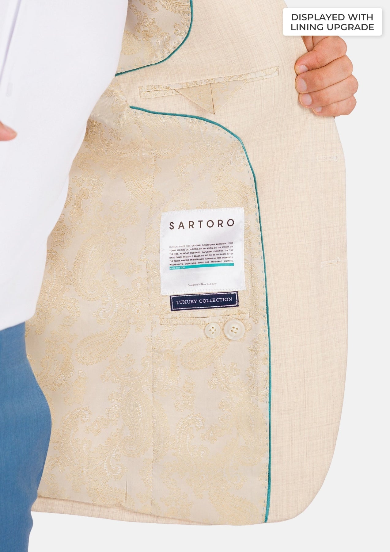 Sartoro Sand Performance Stretch Jacket - SARTORO