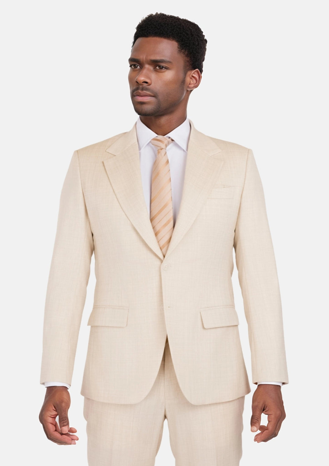 Sartoro Sand Performance Stretch Suit - SARTORO