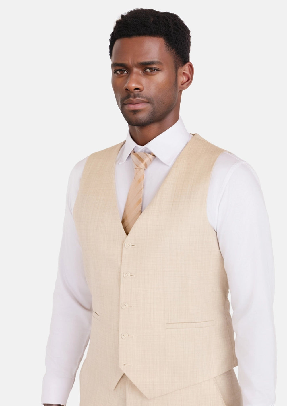 Sartoro Sand Performance Stretch Vest - SARTORO