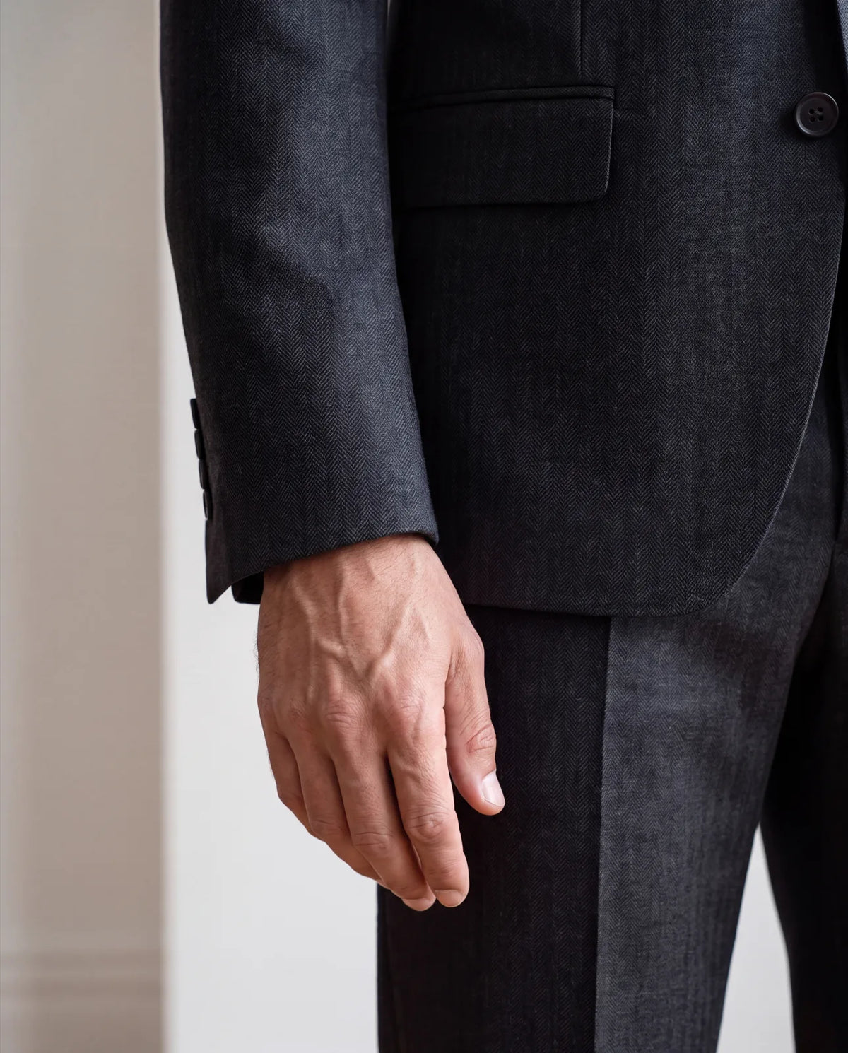 Sleeves hiding your shirt cuff and the body feeling long? Try the next length down in the same chest size.