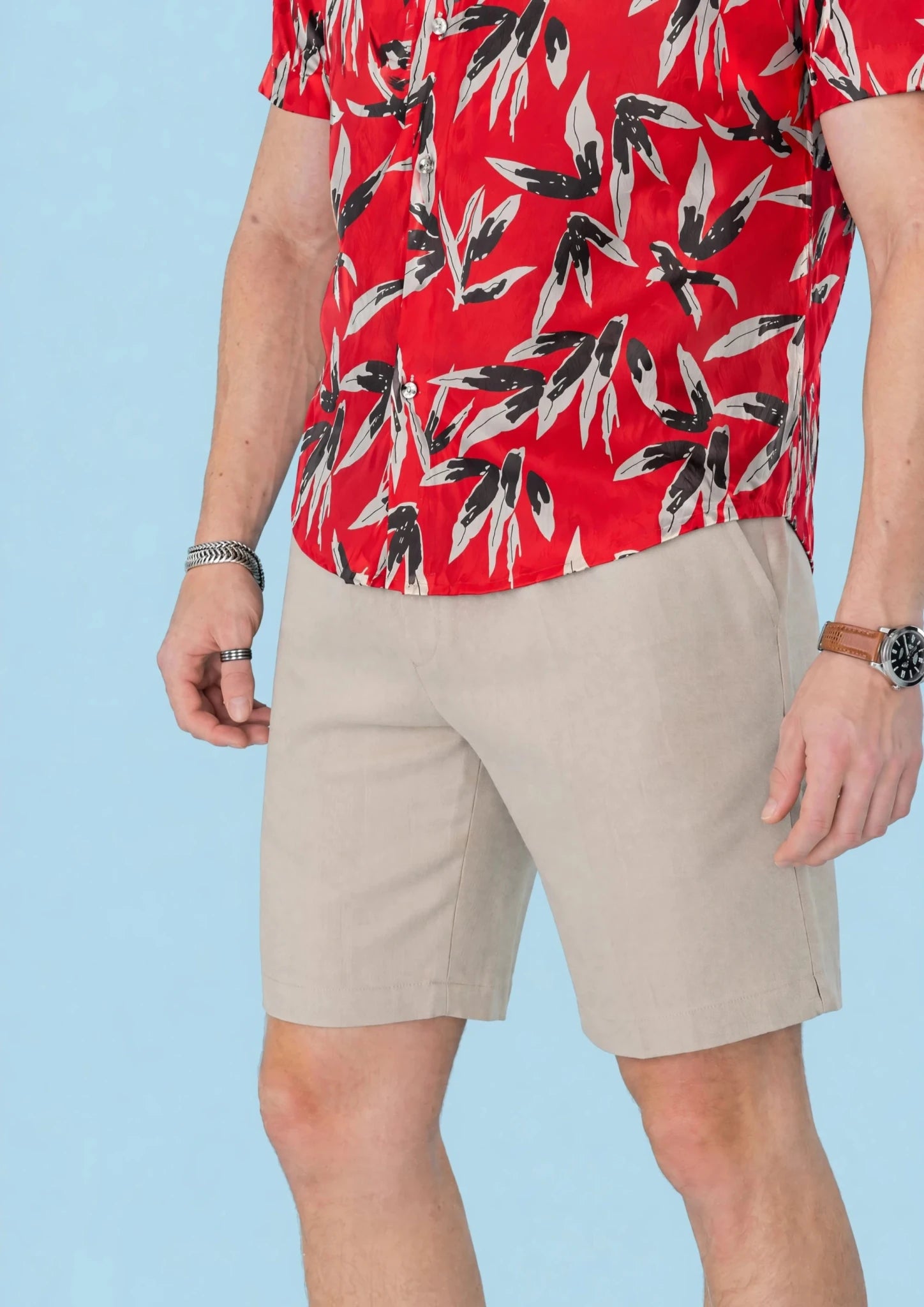 Scarlet Brush Silk Shirt - SARTORO21