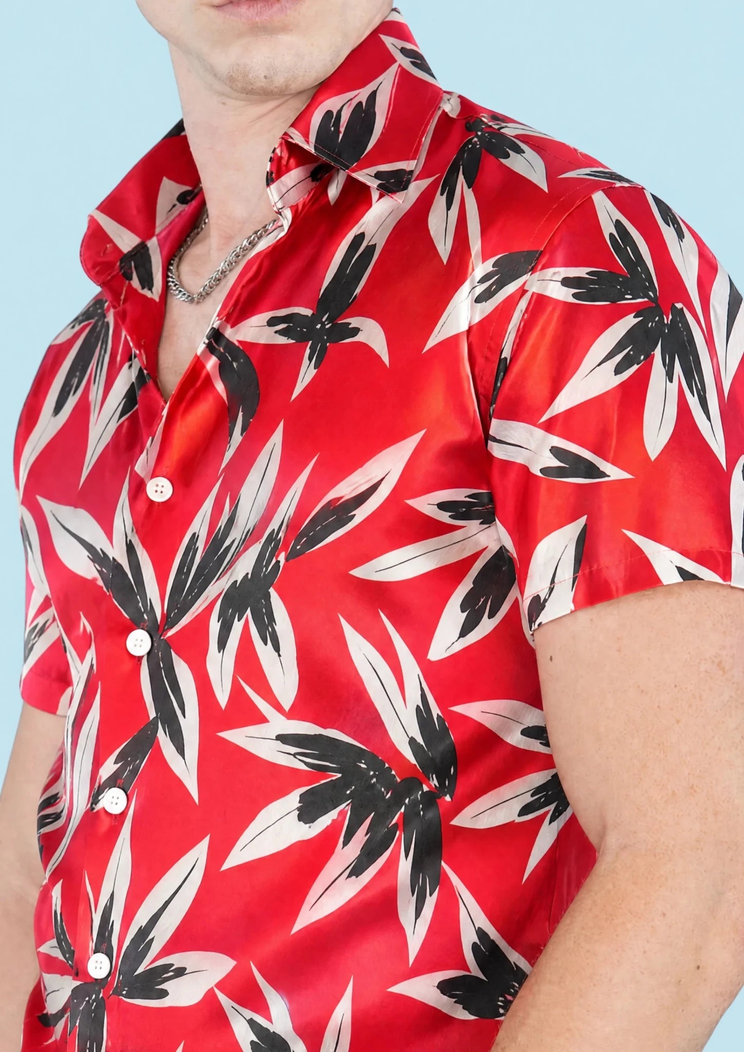 Scarlet Brush Silk Shirt - SARTORO764
