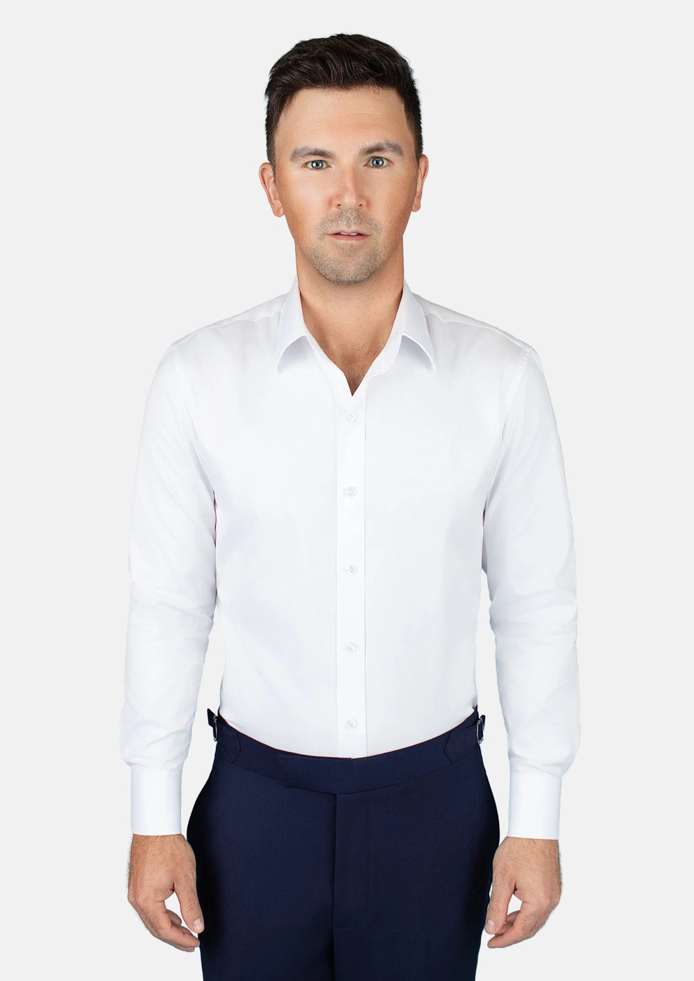 Shikibo White Cotton Shirt157