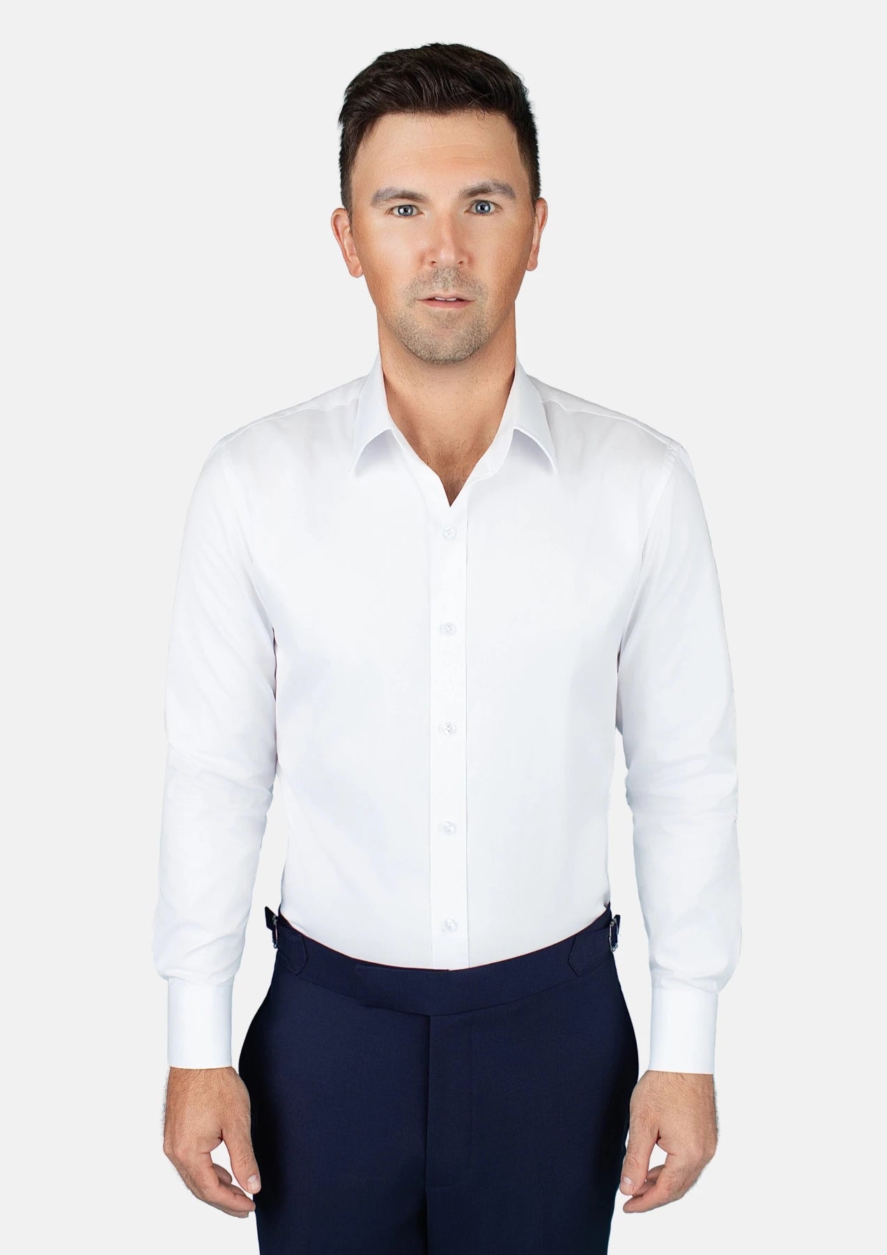 Shikibo White Cotton Shirt893