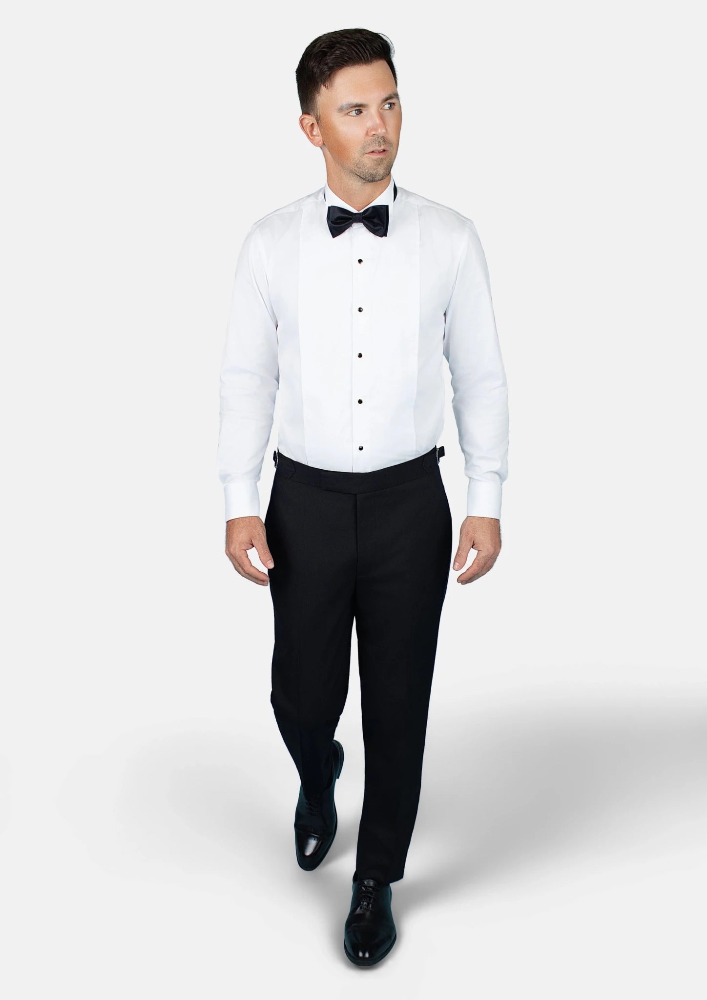 Shikibo White Tuxedo Shirt - SARTORO790