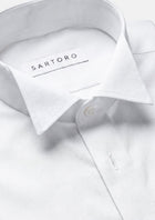 Shikibo White Tuxedo Shirt - SARTORO588
