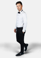 Shikibo White Tuxedo Shirt - SARTORO822