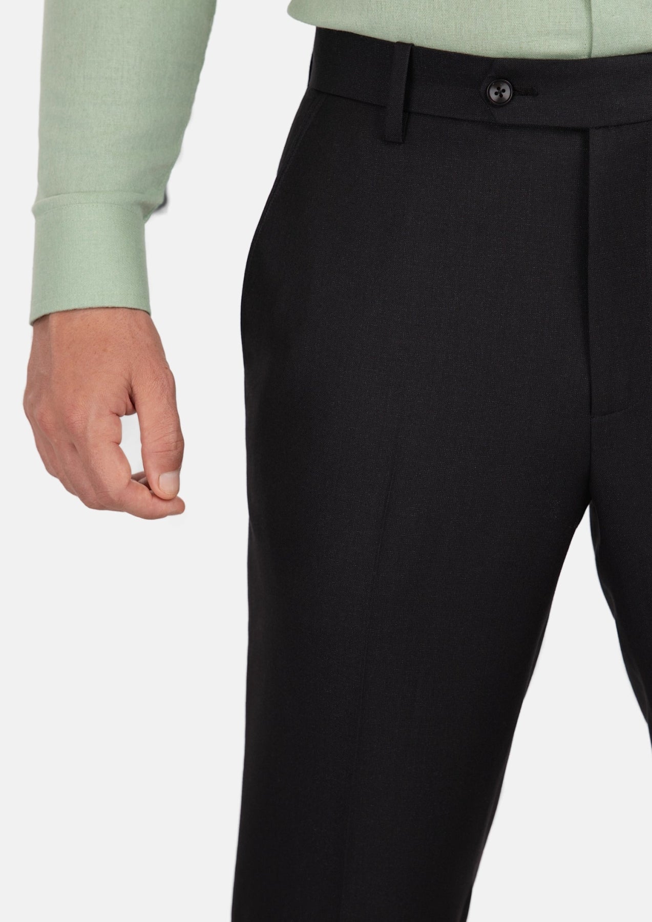 Shimmer Black Pants - SARTORO
