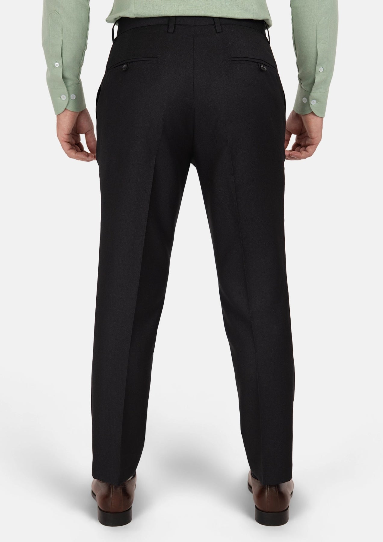 Shimmer Black Pants - SARTORO