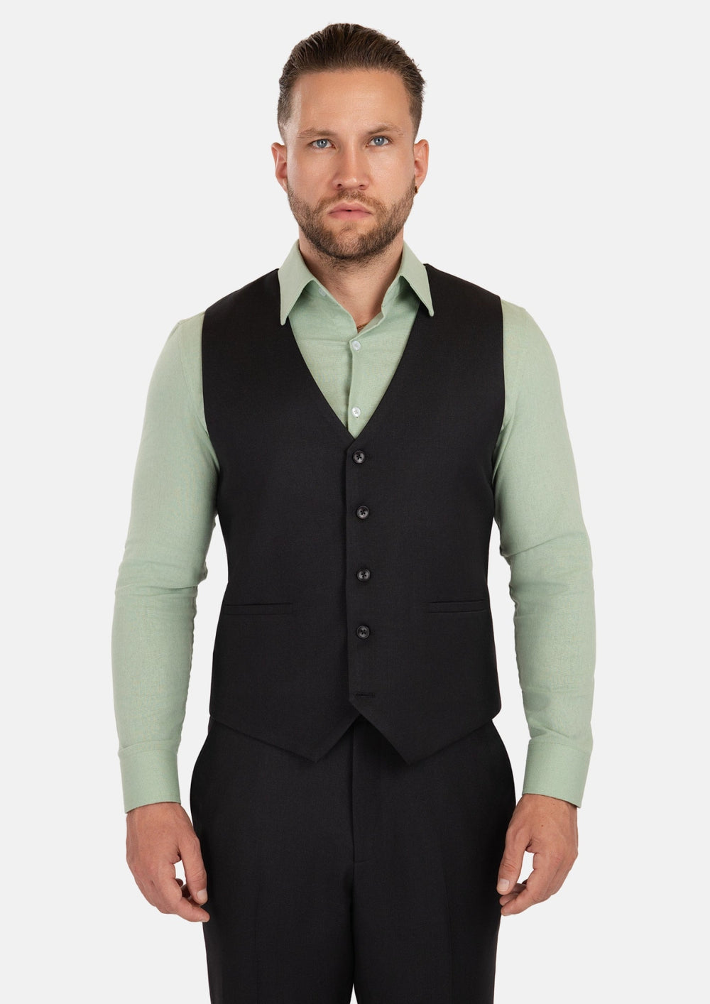 Shimmer Black Vest611