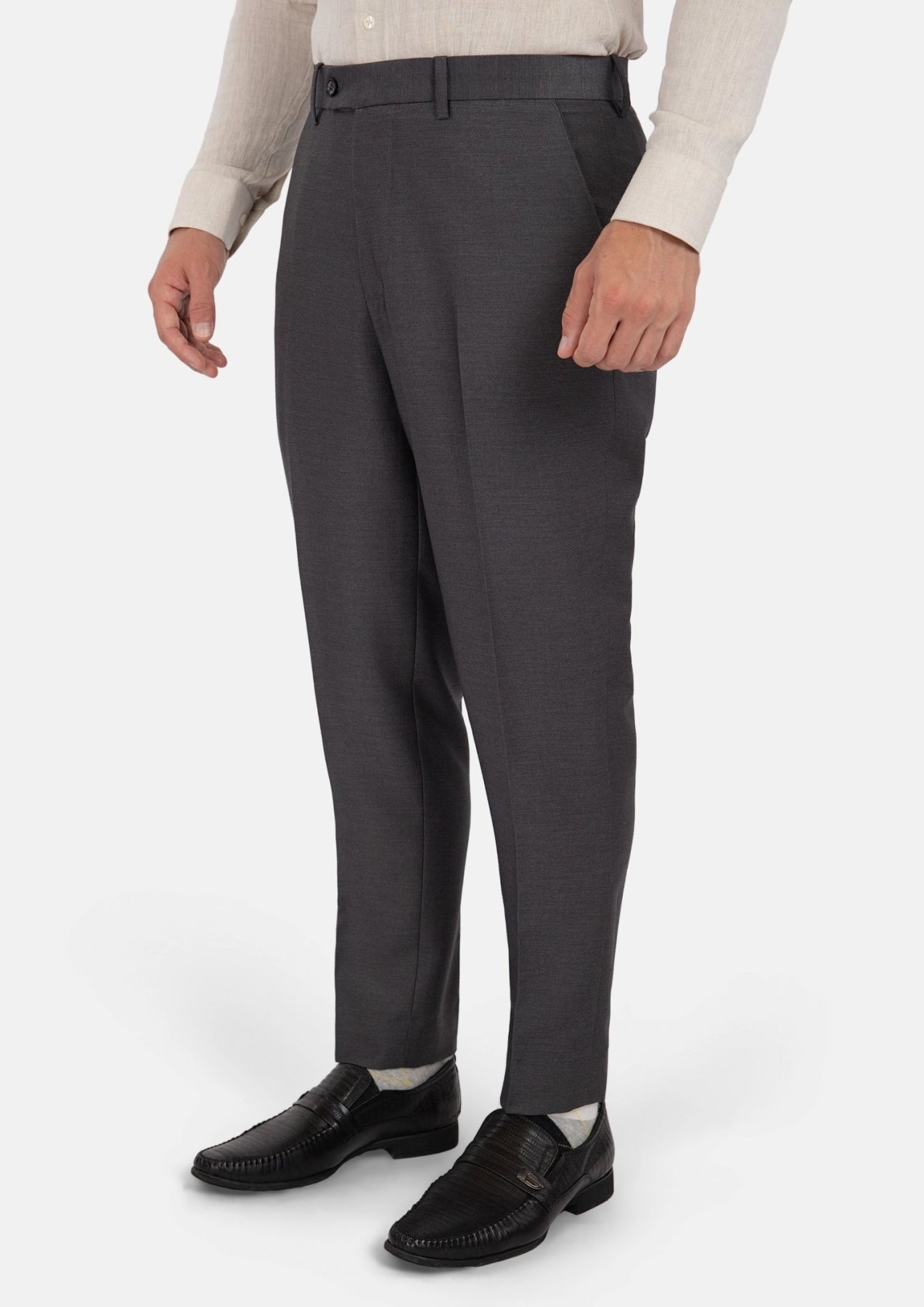Shimmer Grey Pants - SARTORO