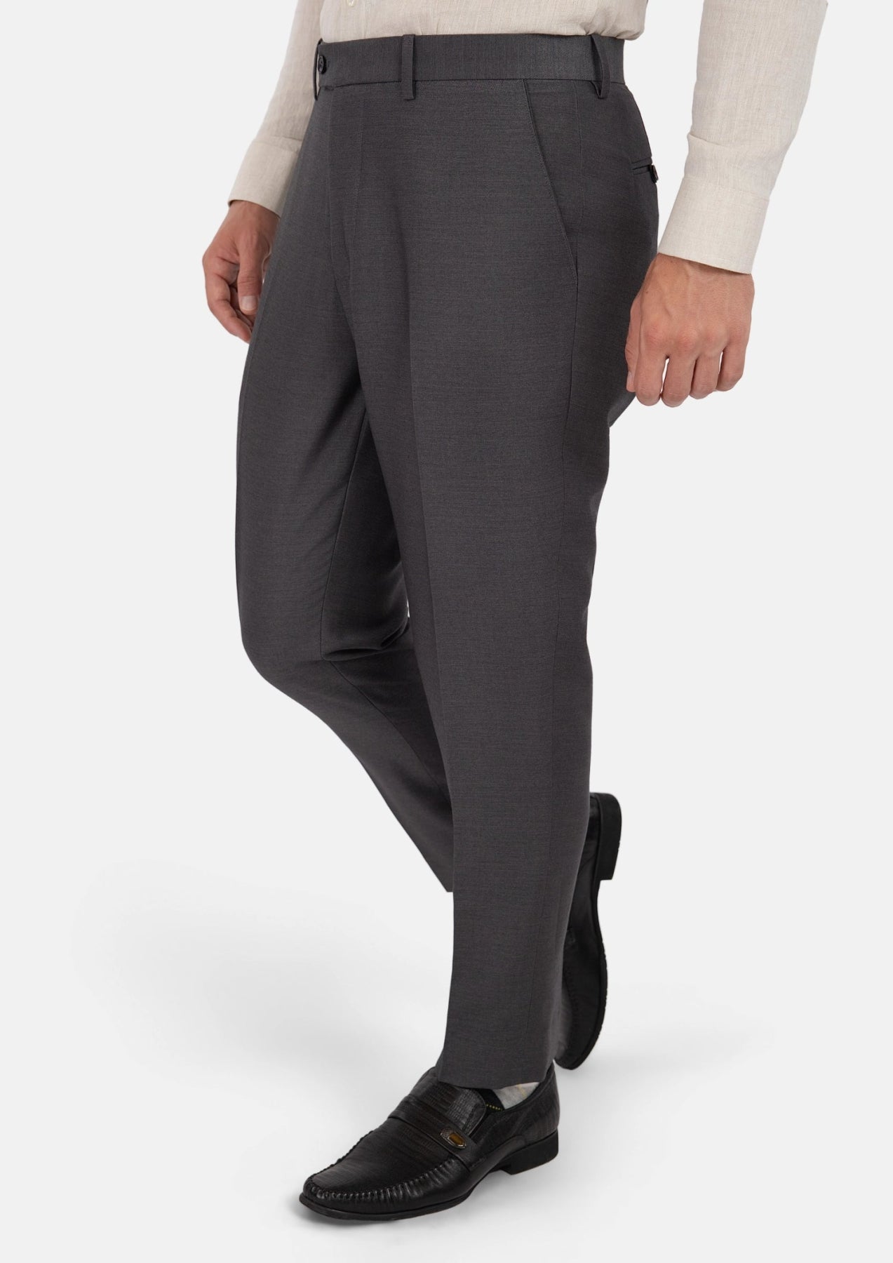 Shimmer Grey Pants - SARTORO