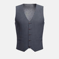 Shimmer Grey Vest - SARTORO