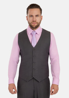 Shimmer Grey Vest - SARTORO