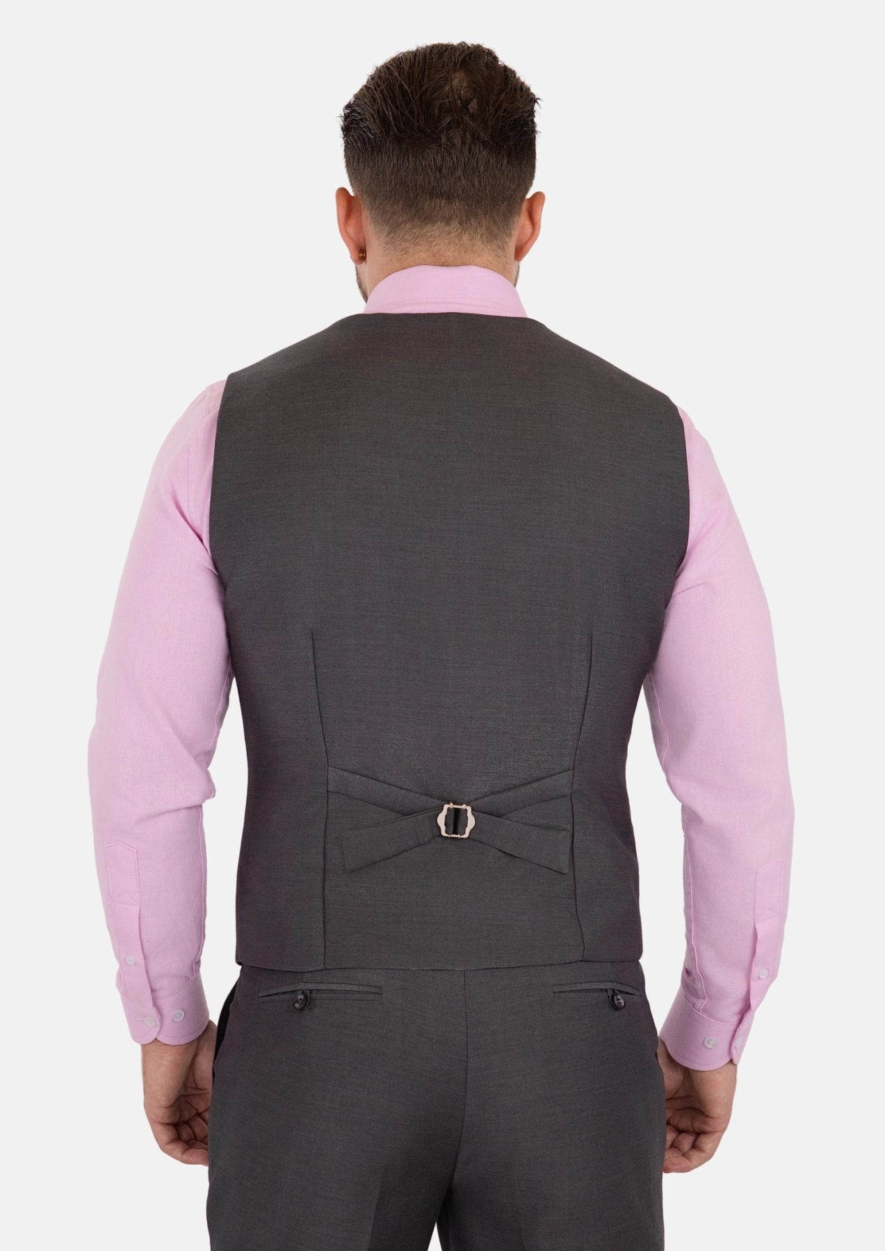 Shimmer Grey Vest - SARTORO