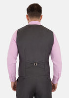 Shimmer Grey Vest - SARTORO664