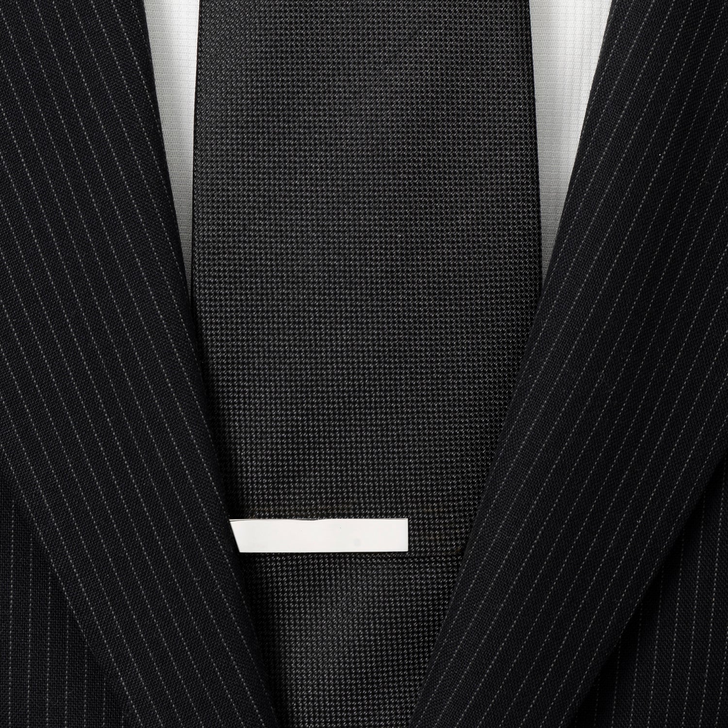Short Stainless Steel Engravable Tie Bar - SARTORO897