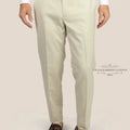 Siena Ivory Twill Pants - SARTORO