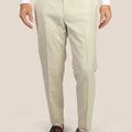 Siena Ivory Twill Pants - SARTORO