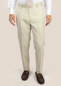 Siena Ivory Twill Pants - SARTORO