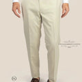 Siena Ivory Twill Pants - SARTORO