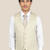 Siena Ivory Twill Vest - SARTORO