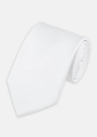 Silk Satin White Tie - SARTORO139