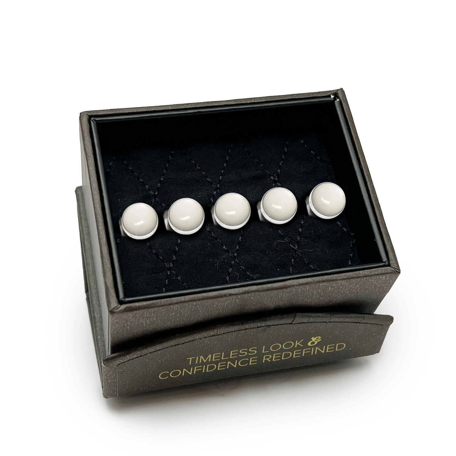 Silver and Mother of Pearl 5-Studs - SARTORO567