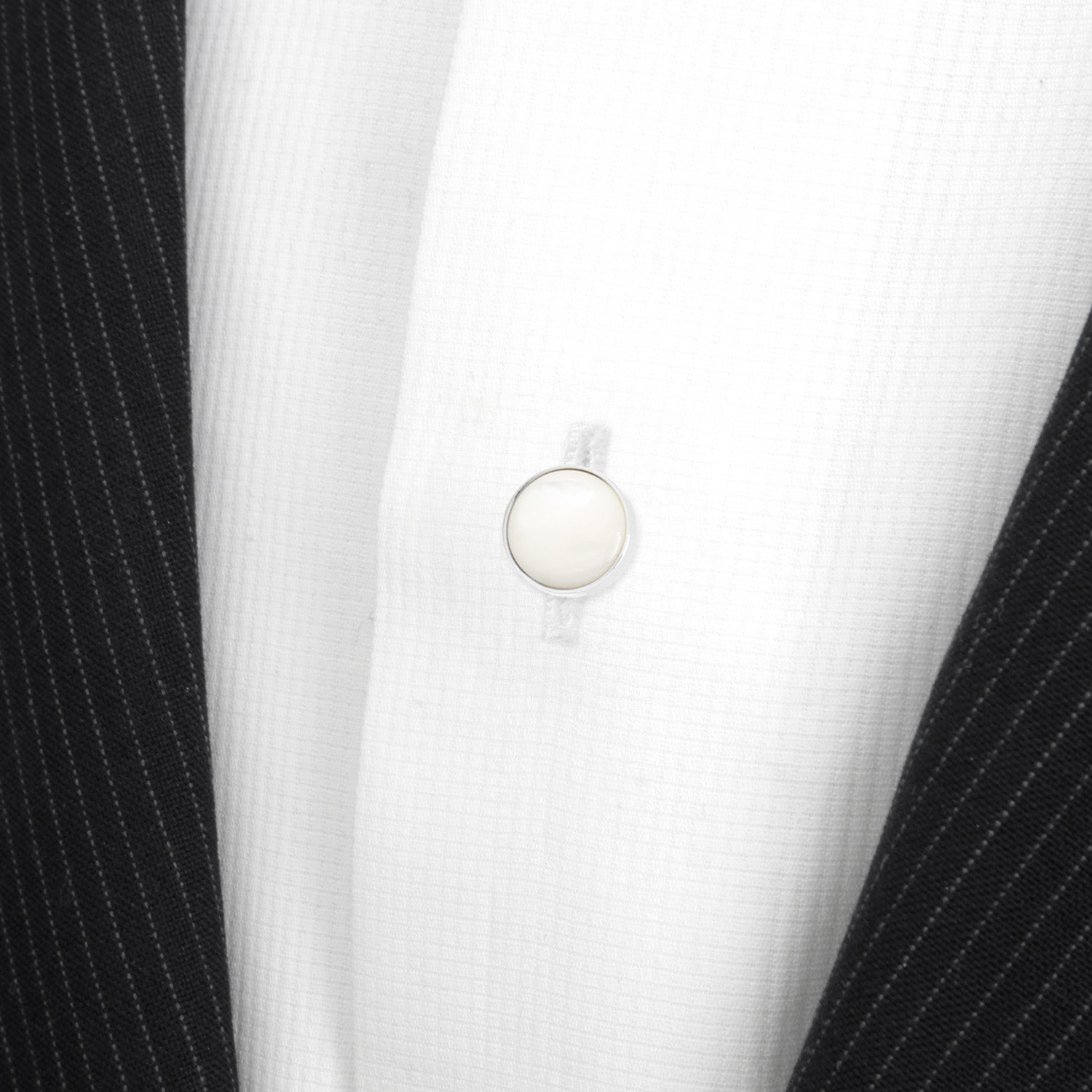 Silver and Mother of Pearl 5-Studs - SARTORO351