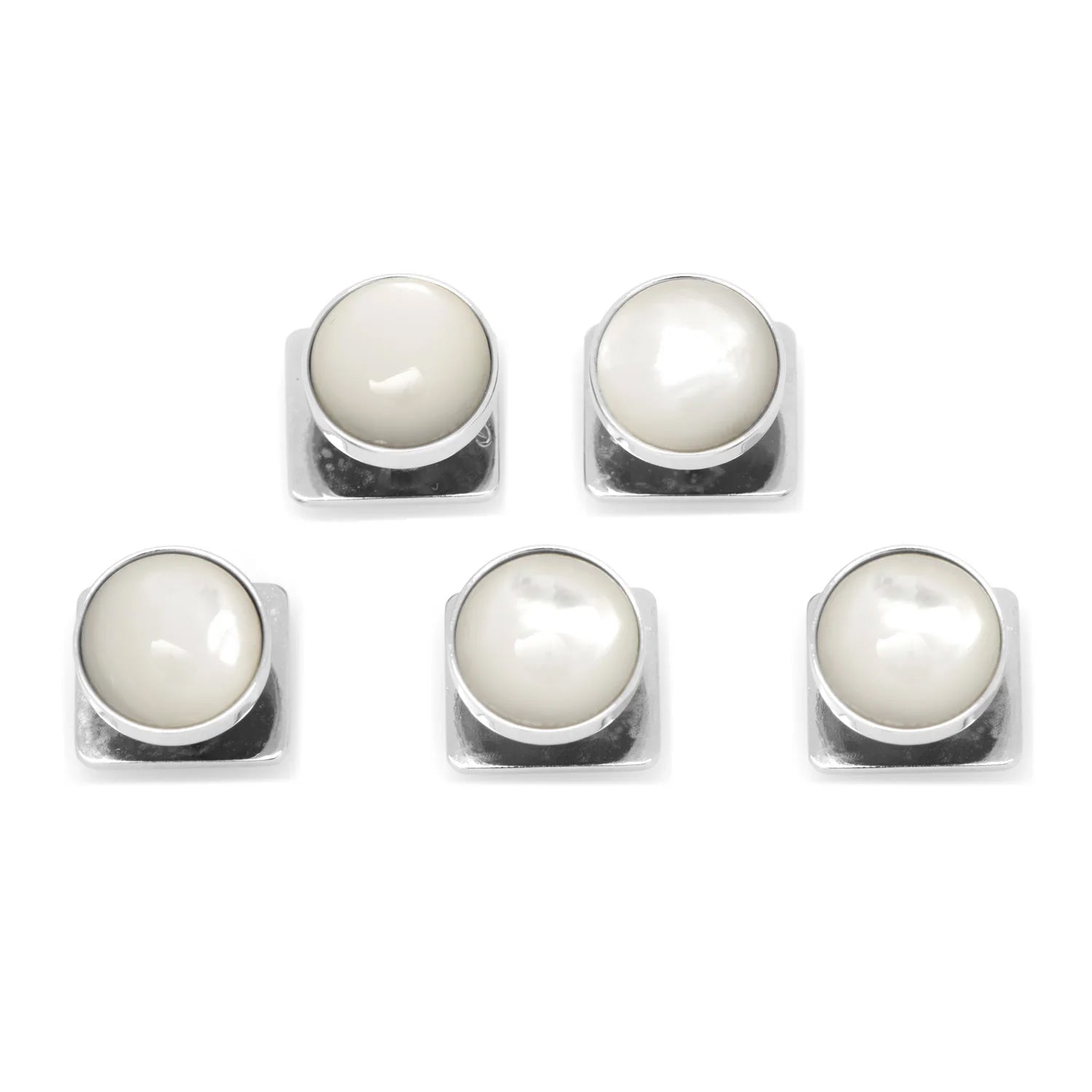 Silver and Mother of Pearl 5-Studs556