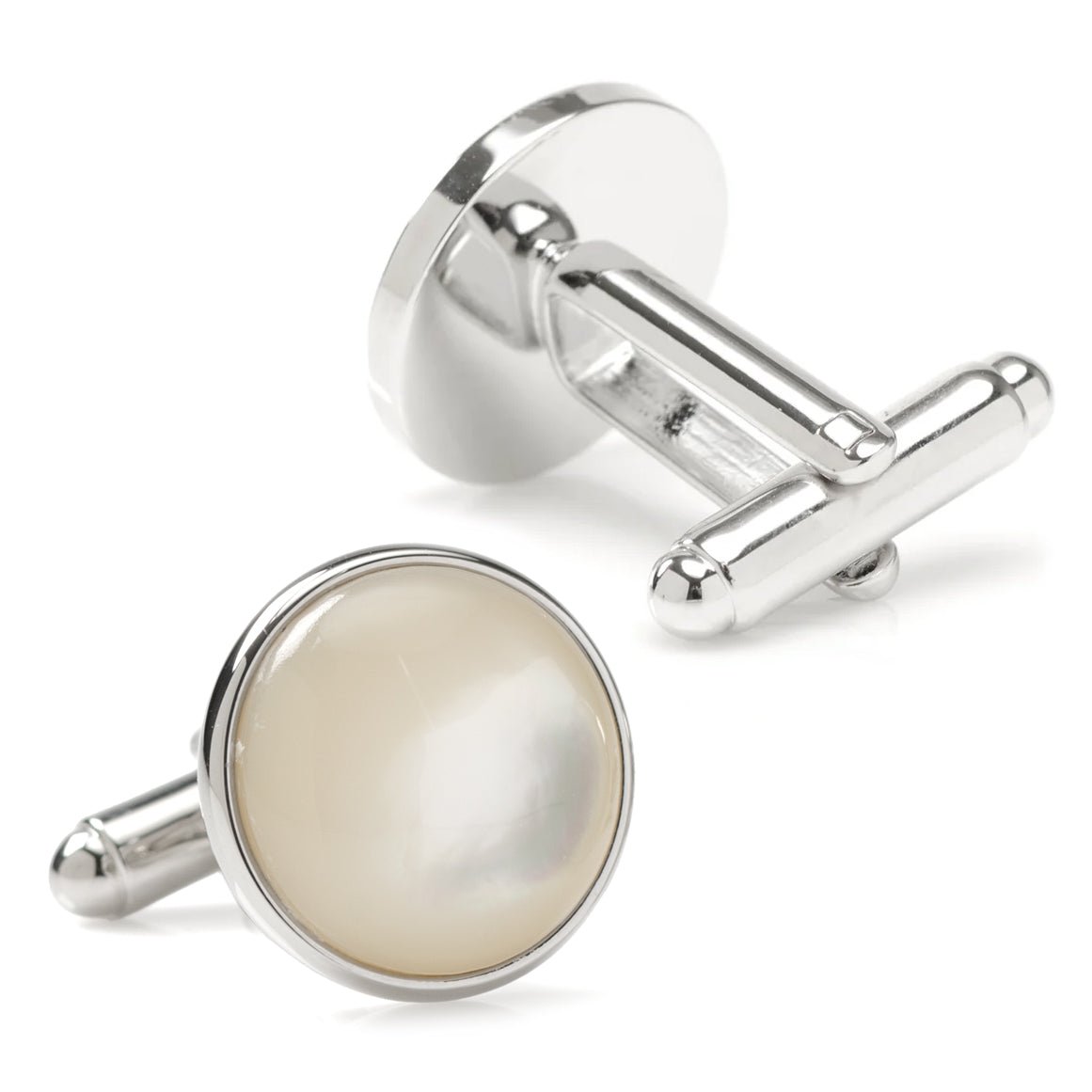 Silver and Mother of Pearl Cufflinks - SARTORO997