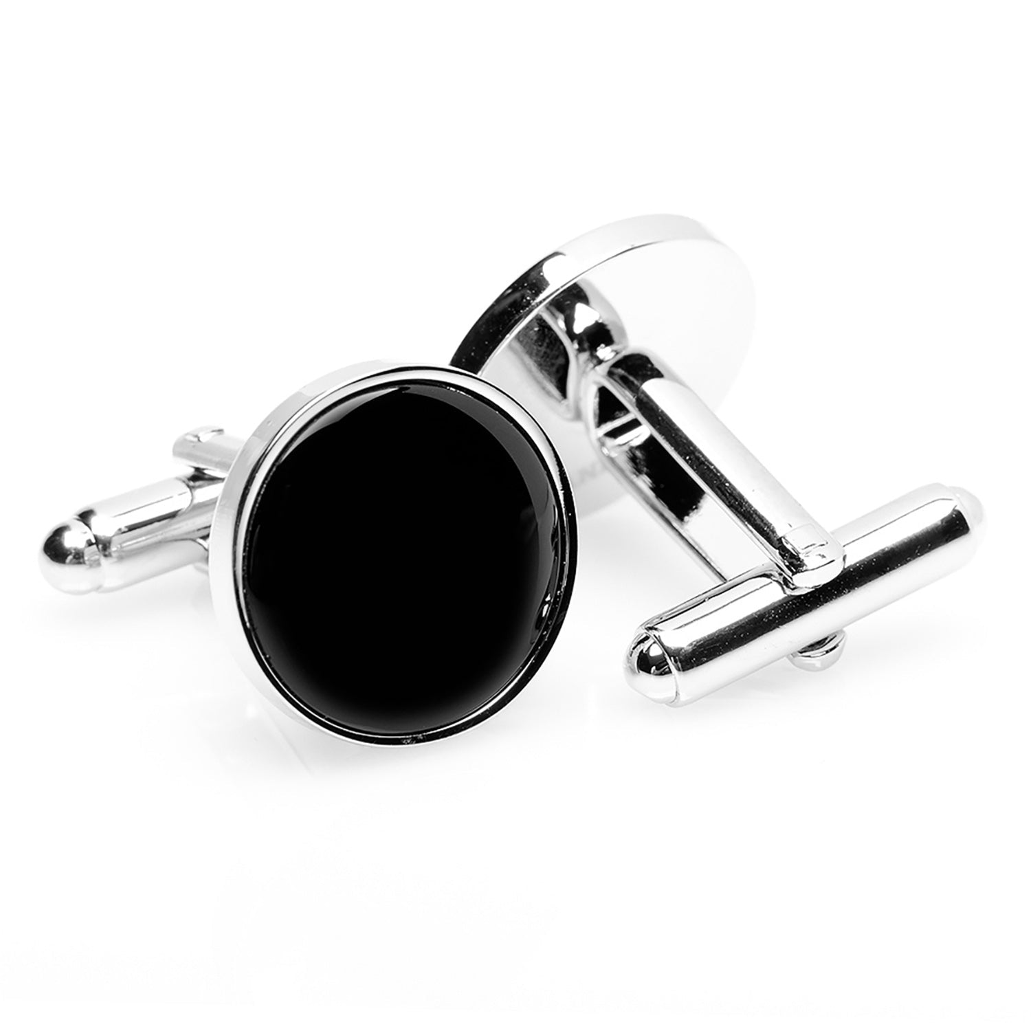 Silver and Onyx 5-Stud Set - SARTORO746