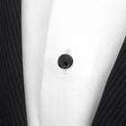 Silver and Onyx 5-Studs - SARTORO338