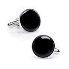 Silver and Onyx Cufflinks - SARTORO539