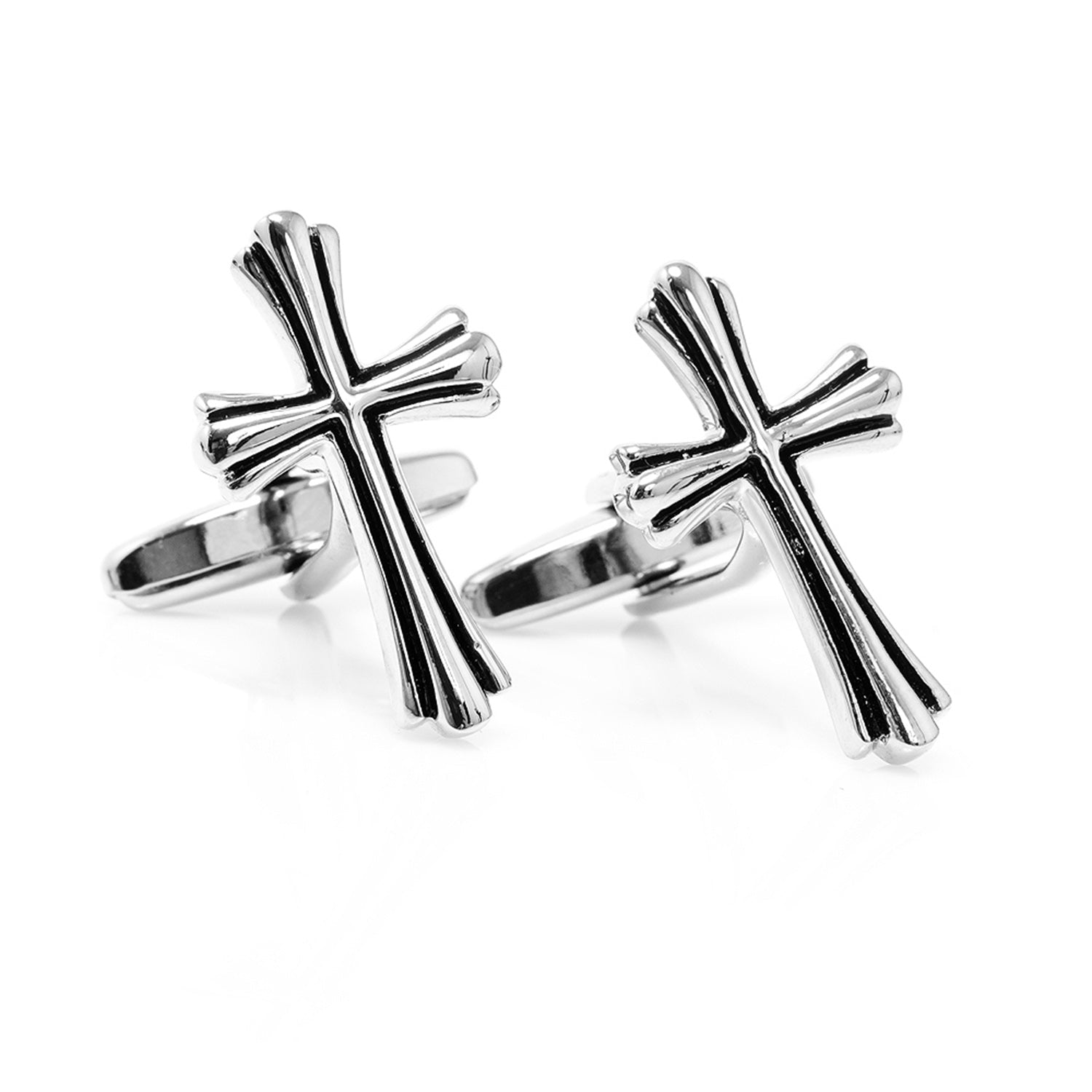 Silver Cross Cufflinks - SARTORO199