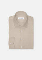Simply Taupe Linen Shirt - SARTORO421