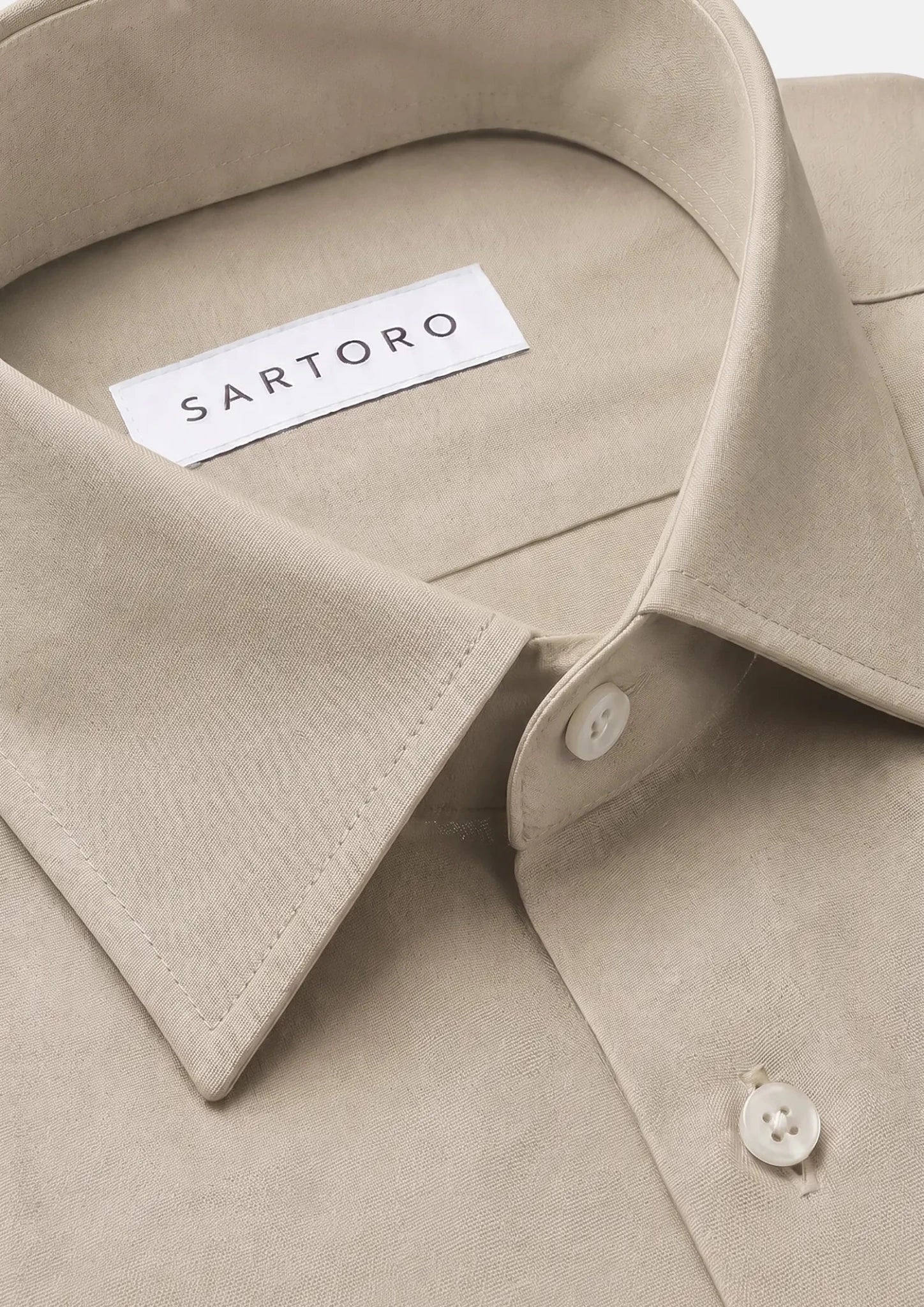 Simply Taupe Linen Shirt532