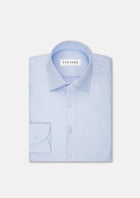 Sky Blue Herring Bone Shirt - SARTORO382